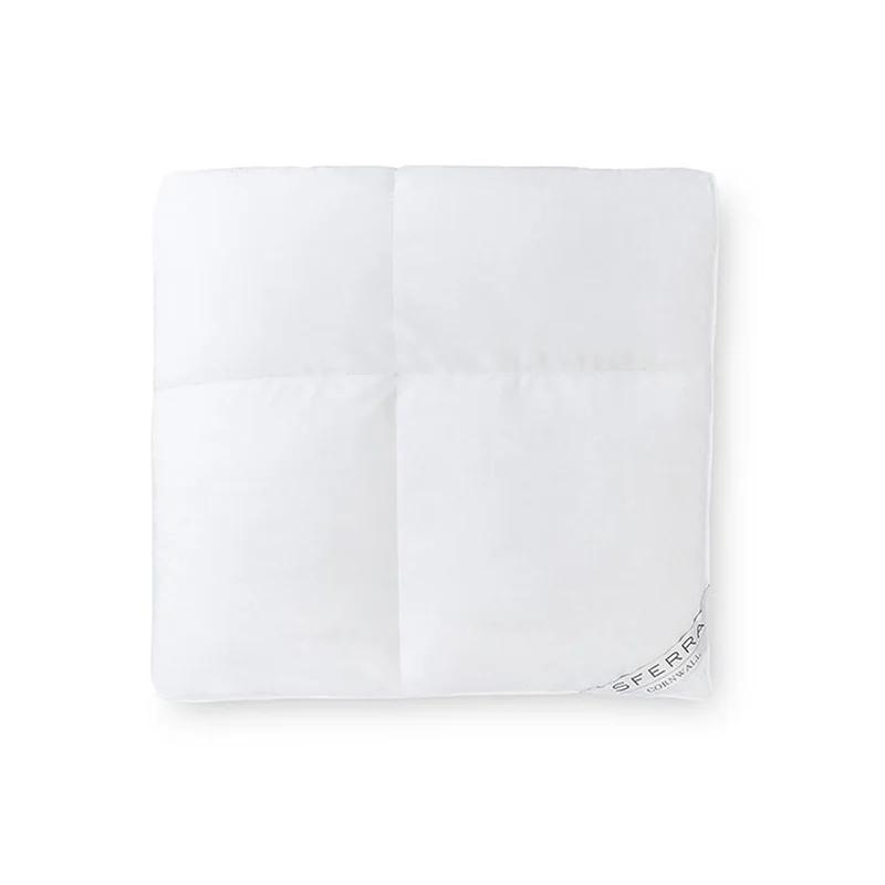 Luxurious King White Goose Down Comforter with Cotton Batiste