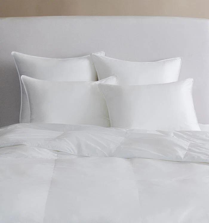 King White Cotton Sateen Down Alternative Comforter