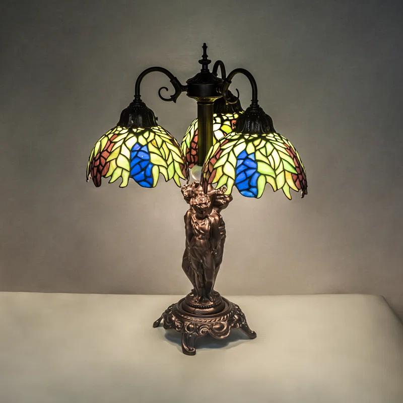 Meyda Lighting Meyda Tiffany & Stained Glass Metal Arched Lamp