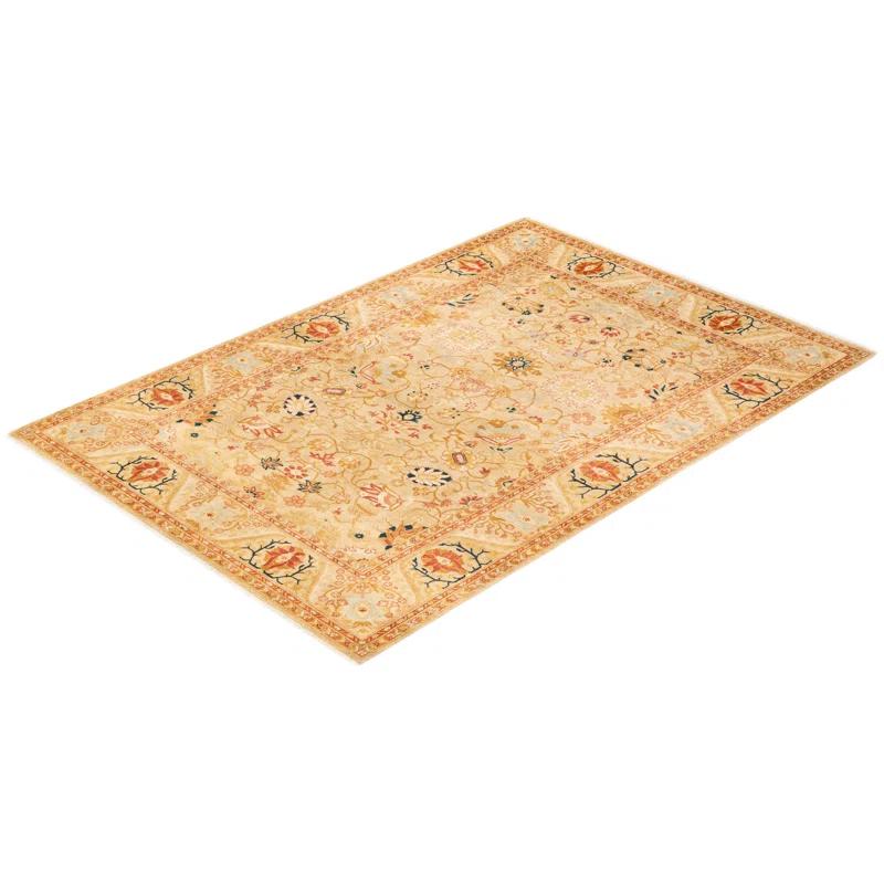 Solo Rugs Classic, One-of-a-Kind Hand-Knotted Area Rug - Sand, 4'9" x 6'10" & Reviews | Perigold