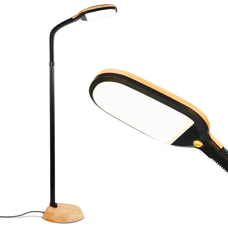 Brightech Litespan 53 in. Industrial Dimmable LED Floor Lamp with Height Adjustable Gooseneck Head