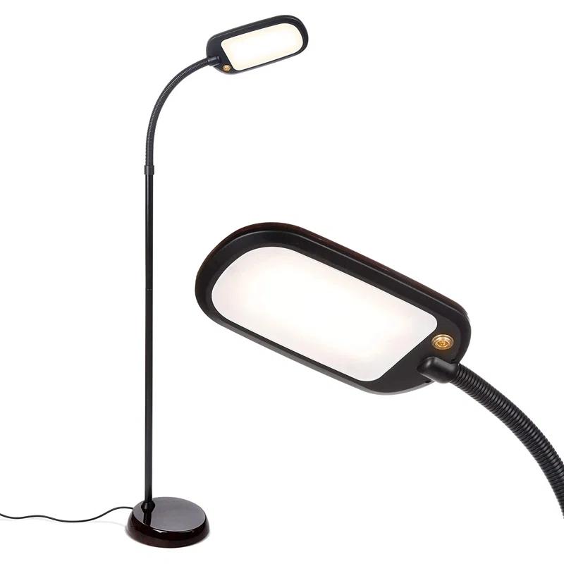 Brightech Litespan Slim 55 in. Industrial Dimmable LED Directional Task Floor Lamp