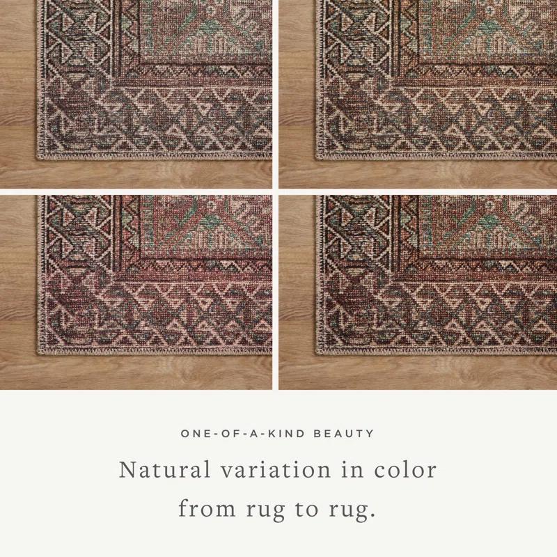 Amber Lewis x Loloi Amber Lewis x Loloi Billie Aqua / Rust Area Rug