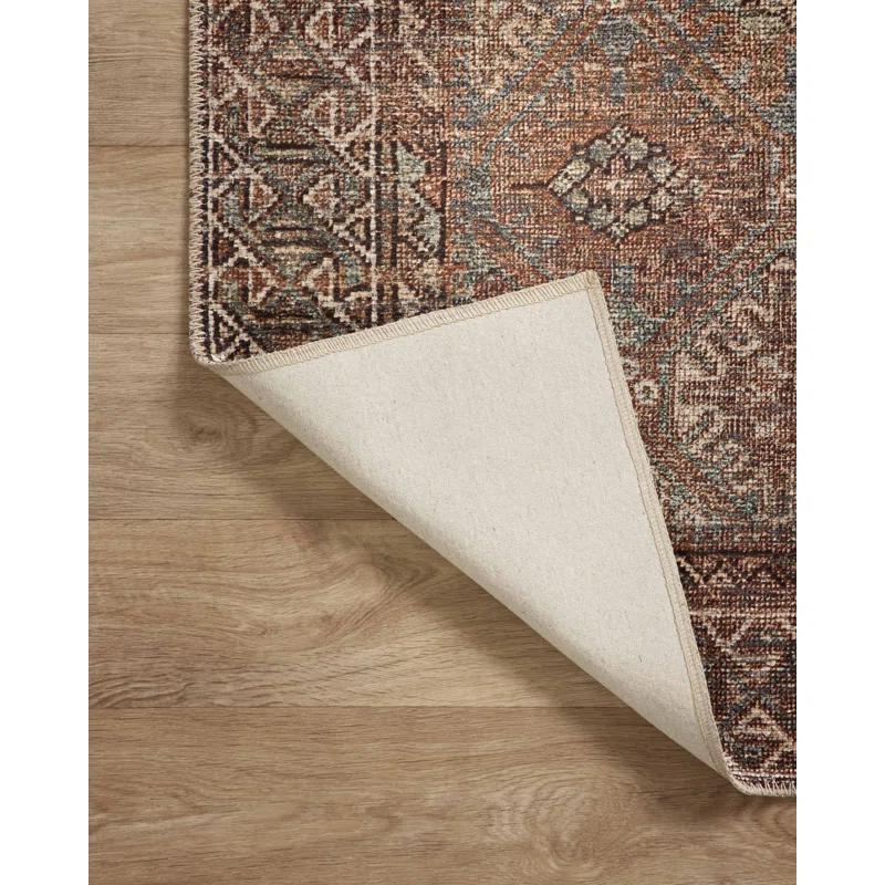 Amber Lewis x Loloi Amber Lewis x Loloi Billie Aqua / Rust Area Rug