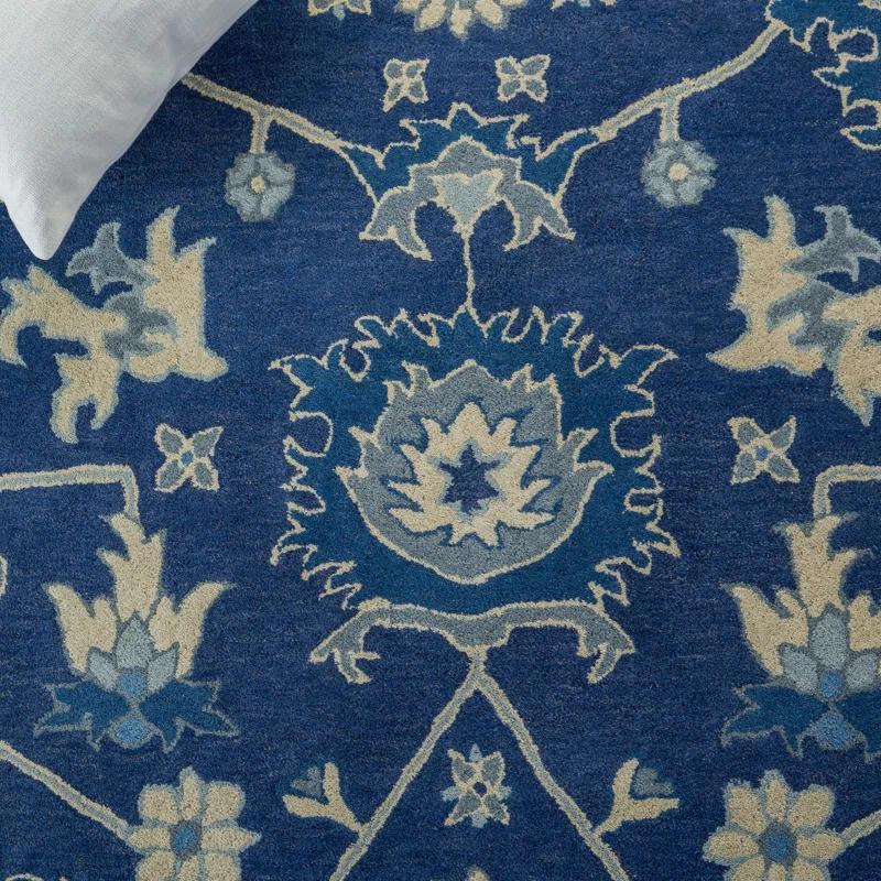 Lauren Ralph Lauren Lauren Ralph Lauren Hand Tufted 80% Wool, 20% Cotton Floral Rug