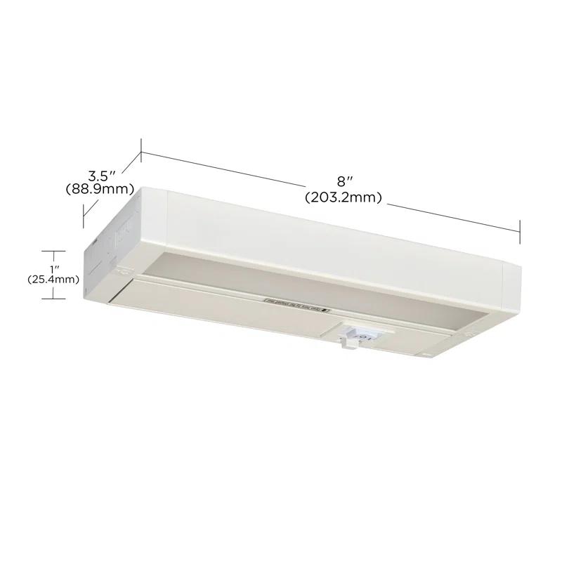 LED 8" Under Cabinet Light Bar CCT Selectable 3000K/4000K/5000K