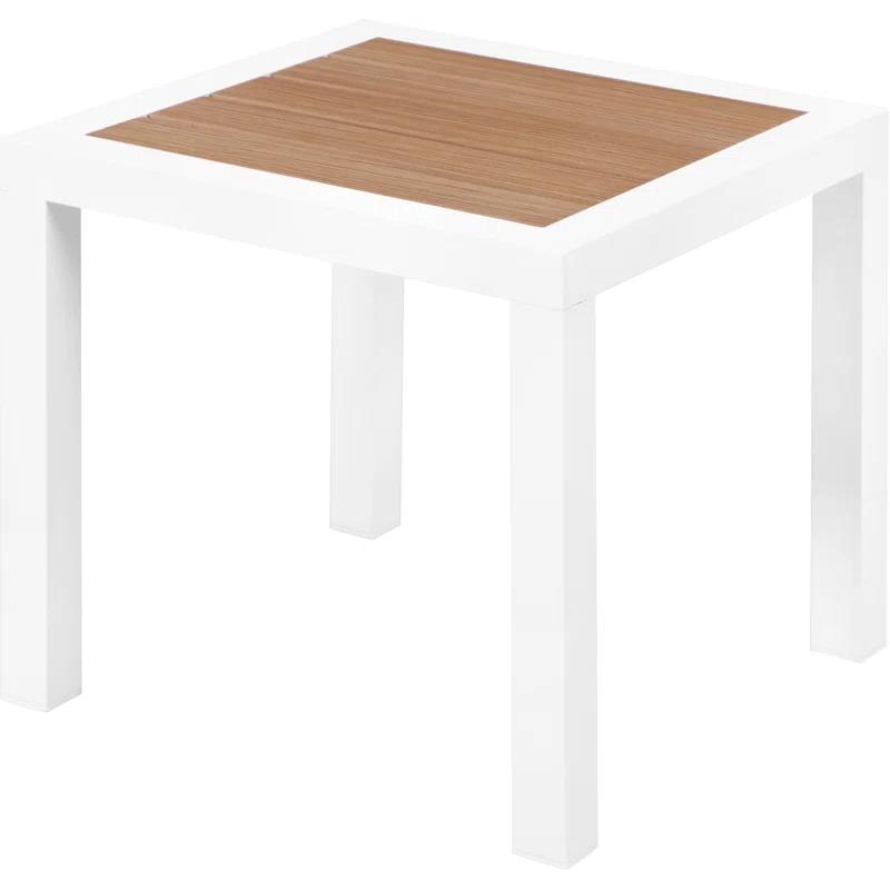 Orren Ellis Ventrell Square Outdoor Side Table