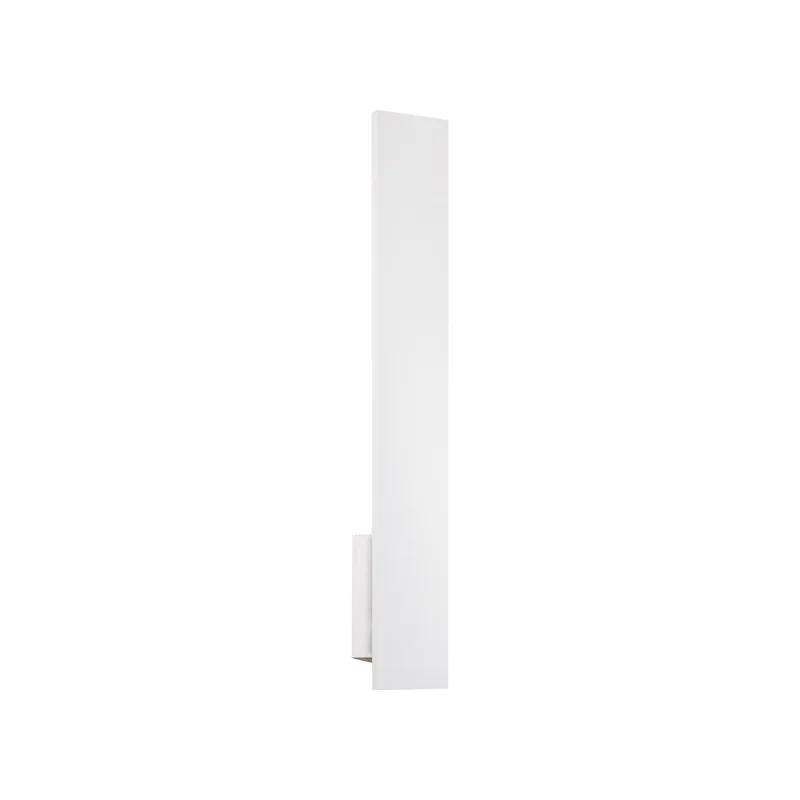 Vesta Slim 24" White Aluminum LED Wall Sconce