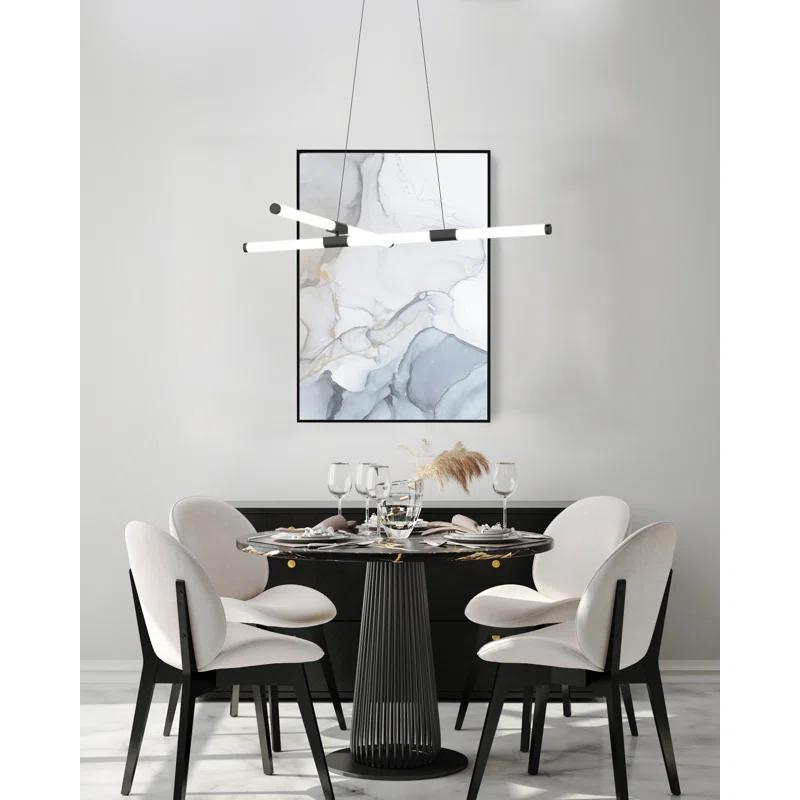 Akari 2 - Light Dimmable LED Modern Linear Chandelier