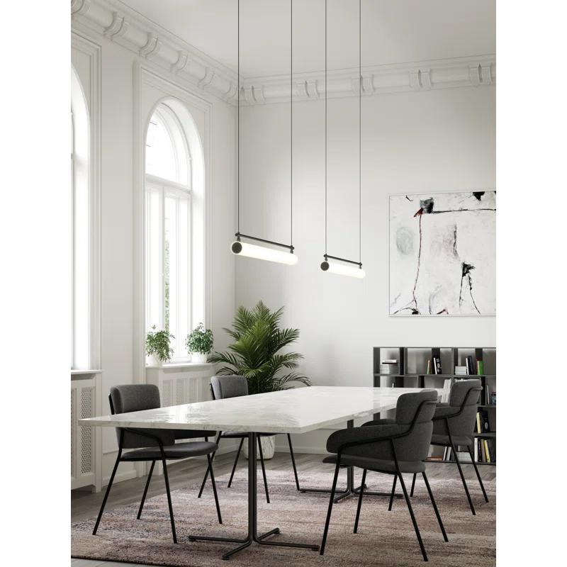 Gramercy 1 - Light Black LED Kitchen Island Pendant