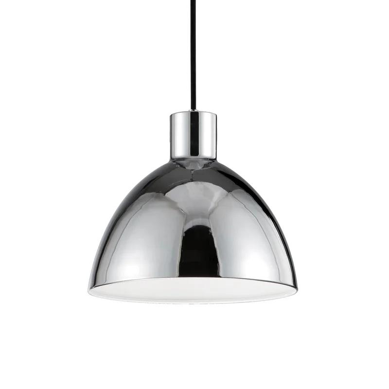 Chroma 13W LED Dome Pendant in Sleek Chrome