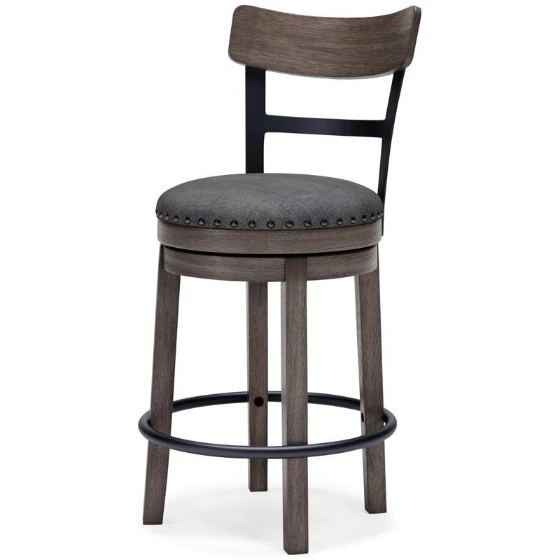 Red Barrel Studio® Obdulio Swivel Upholstered Counter Stool