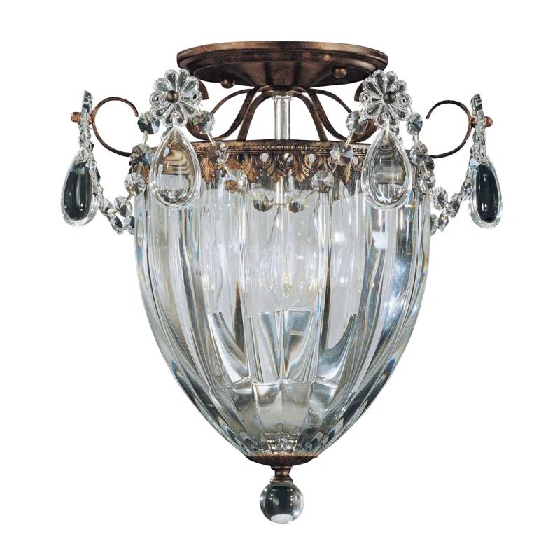 Bagatelle Crystal Semi Flush Mount