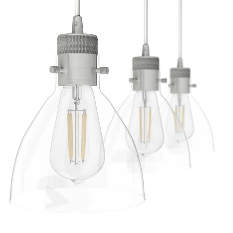 Hunter Fan Van Nuys 3 Light Linear Cluster Pendant