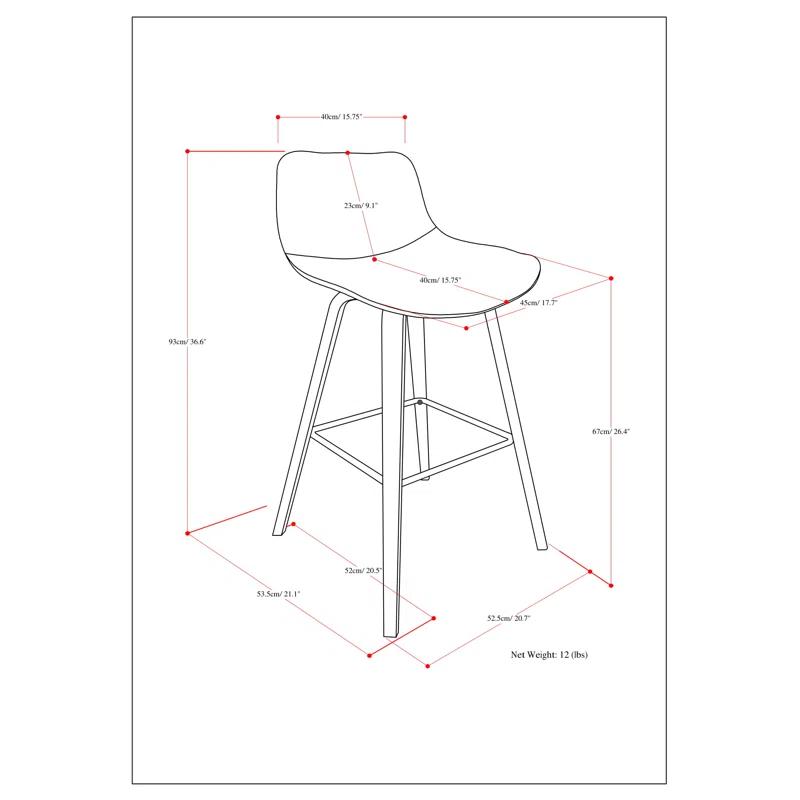 Randolph Bentwood Counter/ Bar Height Stool (Set of 2) (Set of 2)
