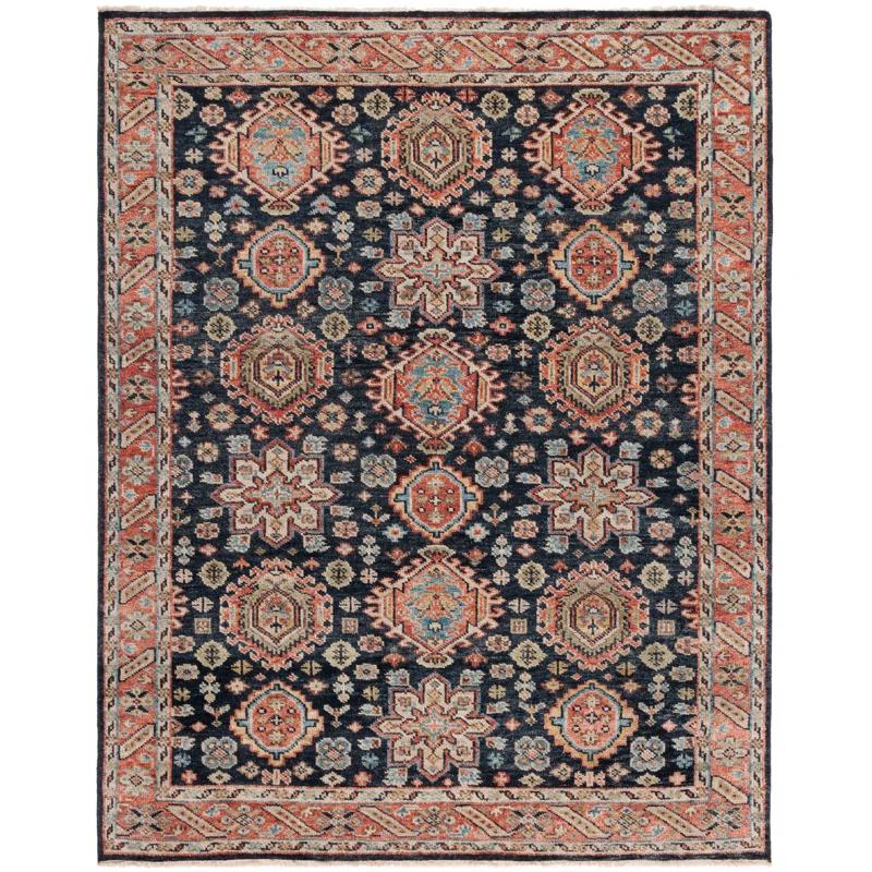 Samarkand 172 Area Rug In Red / Blue
