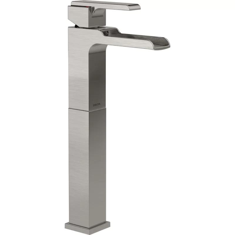 Delta Ara Elegance Stainless Steel Single Handle Vessel Bathroom Faucet