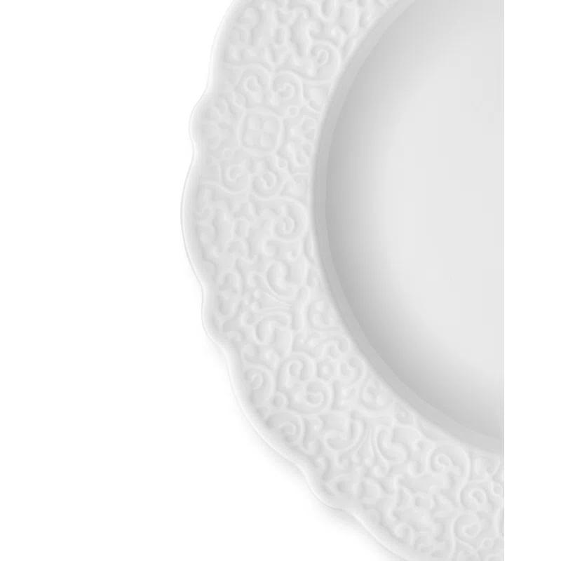 Alessi Dressed 10.75'' Porcelain China Dinner Plate (Set of 4)