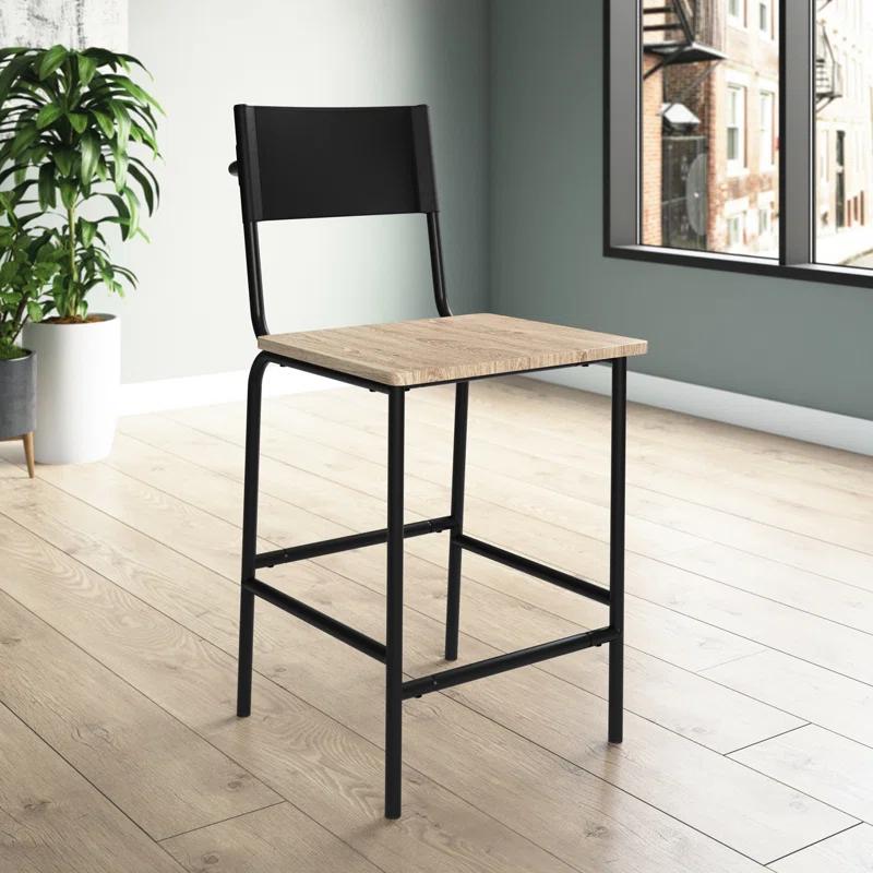 Counter Stool with Metal Frame