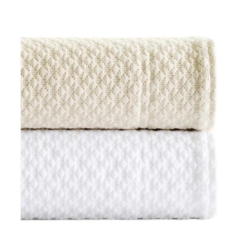 Ivory Queen Organic Cotton Reversible Petite Coverlet