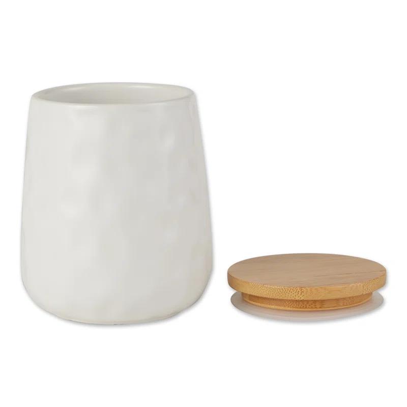 Gracie Oaks Ceramic / Porcelain Canister - Set of 2 (Set of 2)