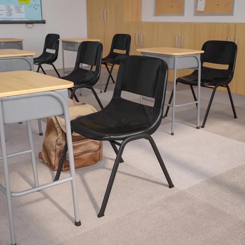 Flash Furniture Keaton Plastic Stacking Shell School Chairs (Set of 5)