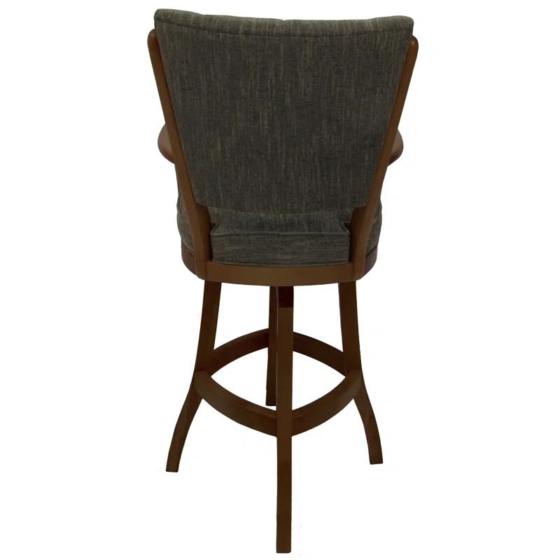 Red Barrel Studio® Irminger Classic Swivel Wood Extra Tall Stool 34" Seat