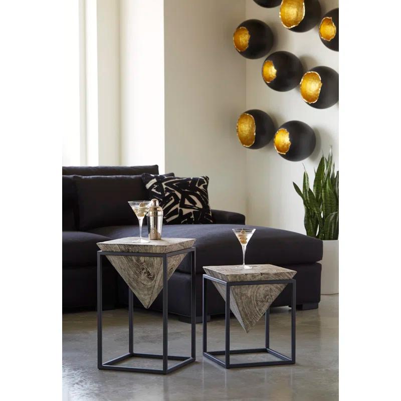 Phillips Collection Inverted Pyramid Side Table