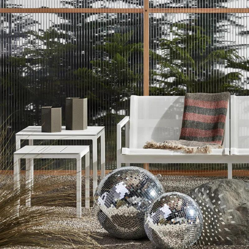 Dark Olive Hexagonal Aluminum Hanging Candle Lantern