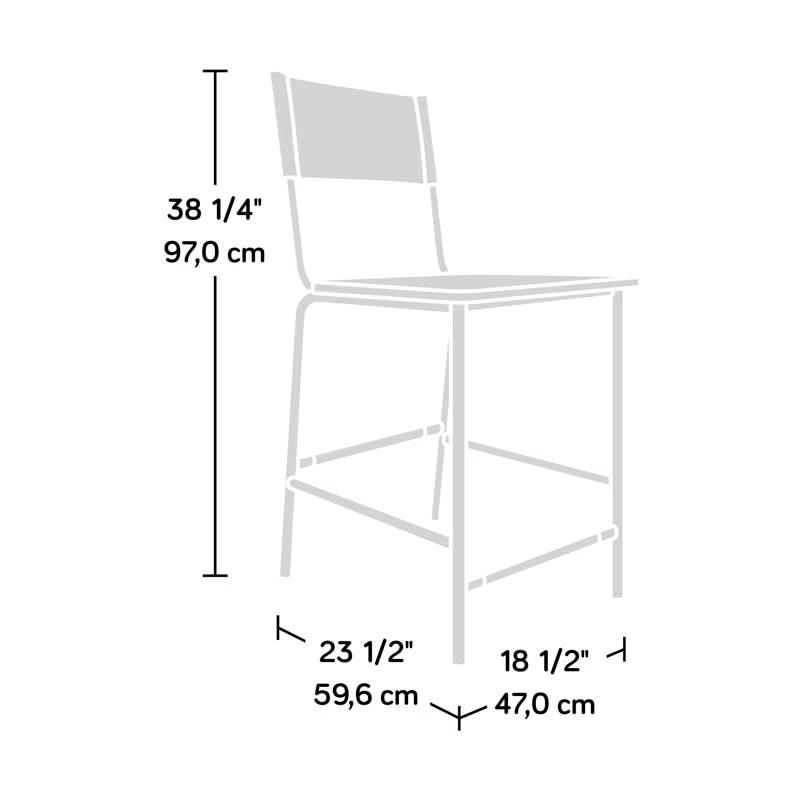 Counter Stool with Metal Frame