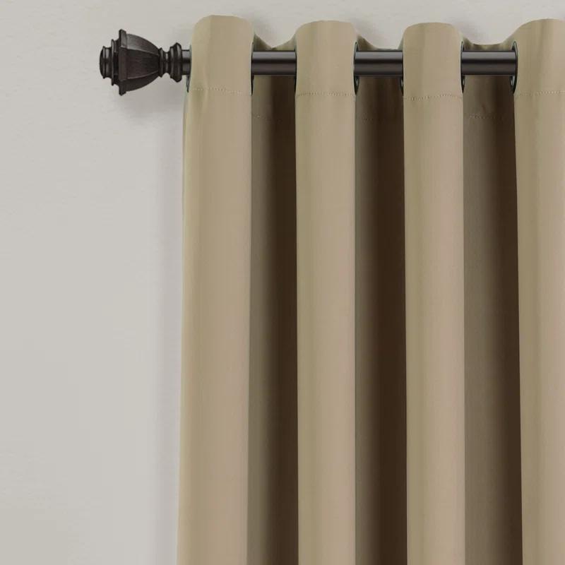 Lush Decor Insulated Polyester Blackout Curtain Pair (Set of 2)