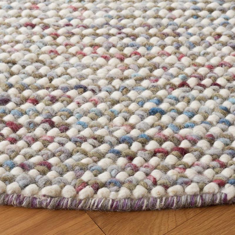 Latitude Run® Vermont Hand Woven Wool Solid Color Rug