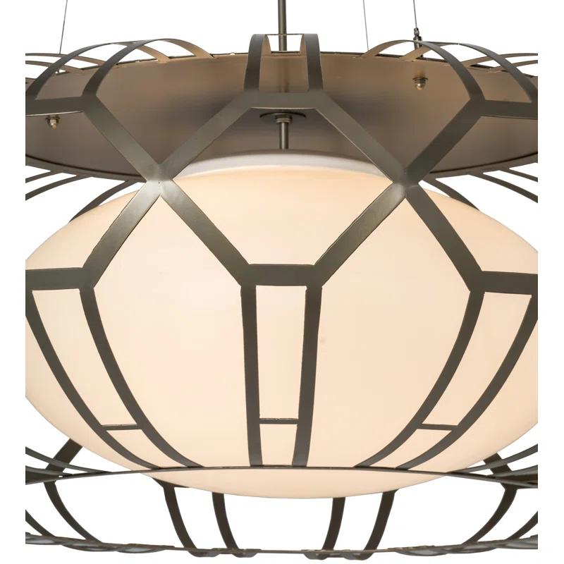 Margo 3 - Light Satin Titanium Unique/Statement Pendant