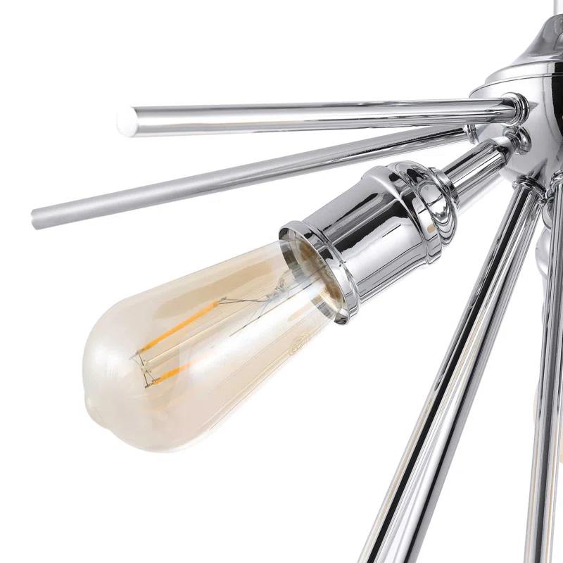 Prudence 3-Light Sputnik Semi Flush Mount
