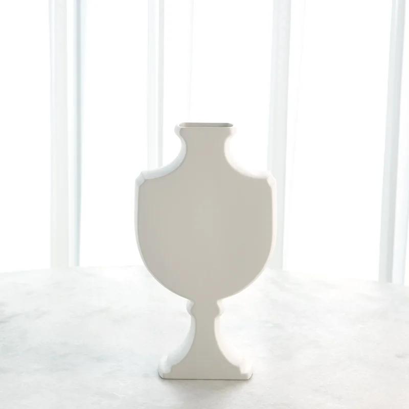 Elysian Matte Black Ceramic Novelty Vase