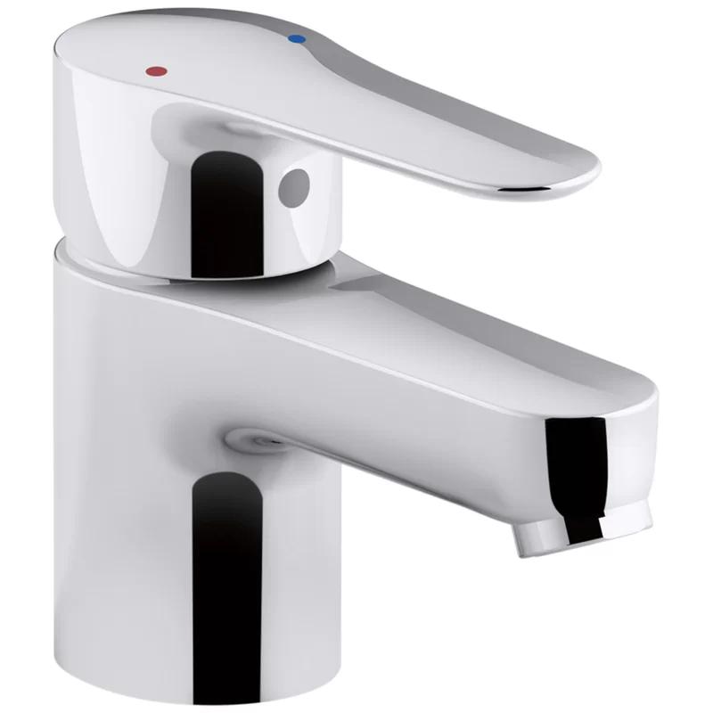 July Polished Chrome Single-Handle Low-Arc Commercial Faucet