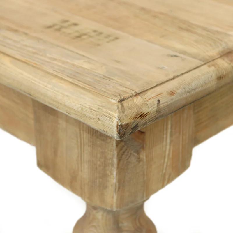 Biloxi Reclaimed Pine 87" Transitional Dining Table