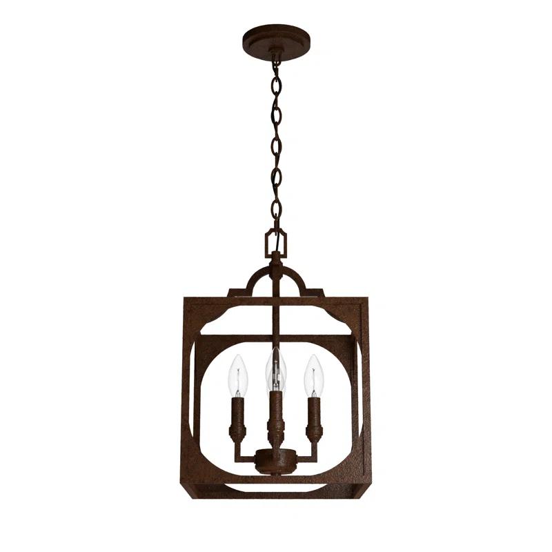 Highland Hill 4 - Light Lantern Square / Rectangle Chandelier