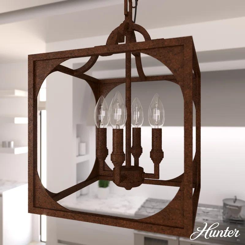 Highland Hill 4 - Light Lantern Square / Rectangle Chandelier