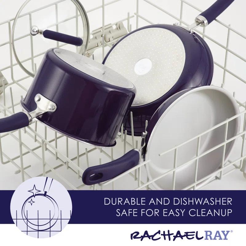 Rachael Ray Rachael Ray Create Delicious Aluminum Nonstick Cookware Induction Cookware Set, 13-Piece