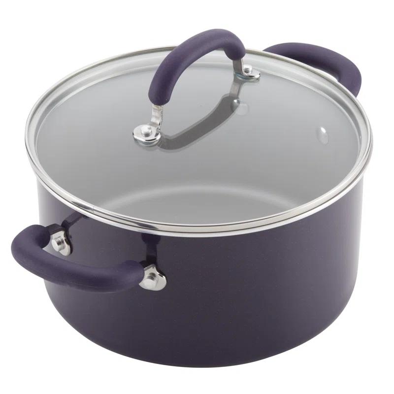 Rachael Ray Rachael Ray Create Delicious Aluminum Nonstick Cookware Induction Cookware Set, 13-Piece