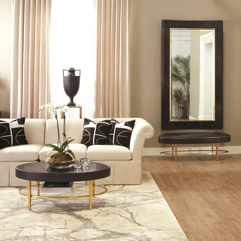 Mirror Match Marble Area Rug in Beige/Gray