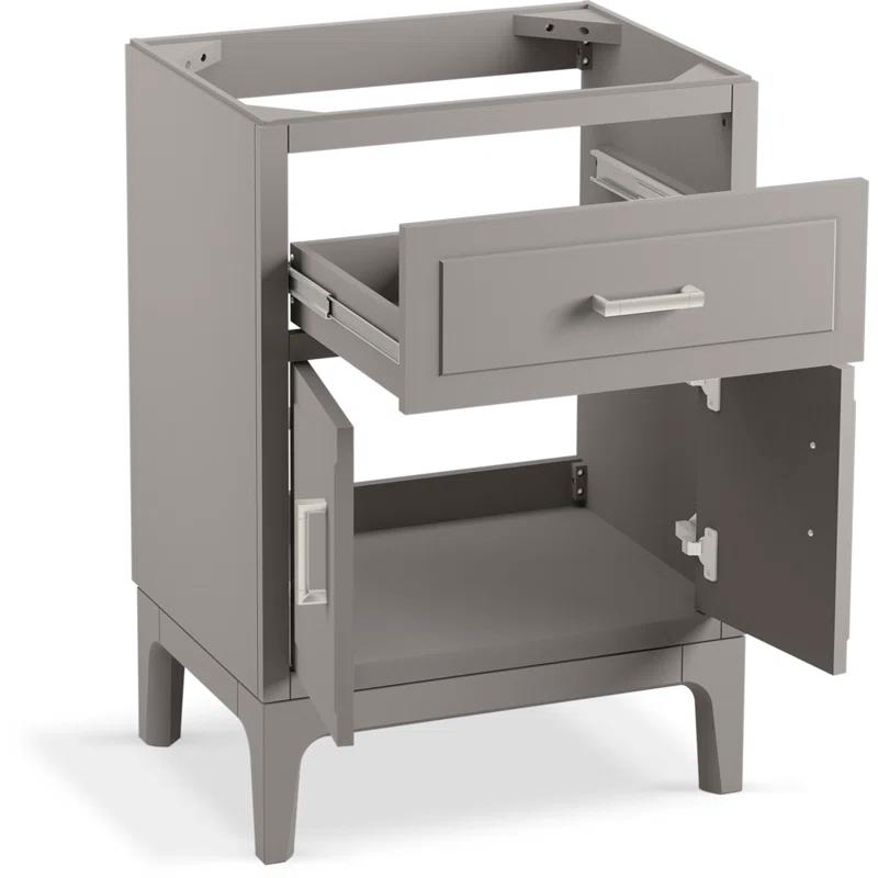 Seer 24" Freestanding Single Bathroom Vanity Cabinet with Sink and Quartz Top