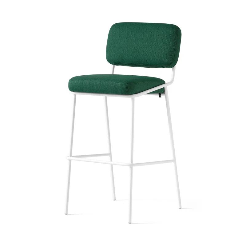 Sixty Upholstered Counter Stool with Metal Frame