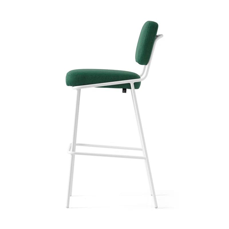 Sixty Upholstered Counter Stool with Metal Frame
