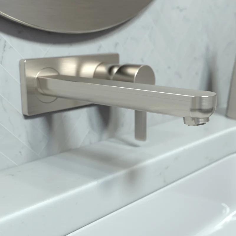 Metris Brushed Nickel Single Handle Kitchen Faucet