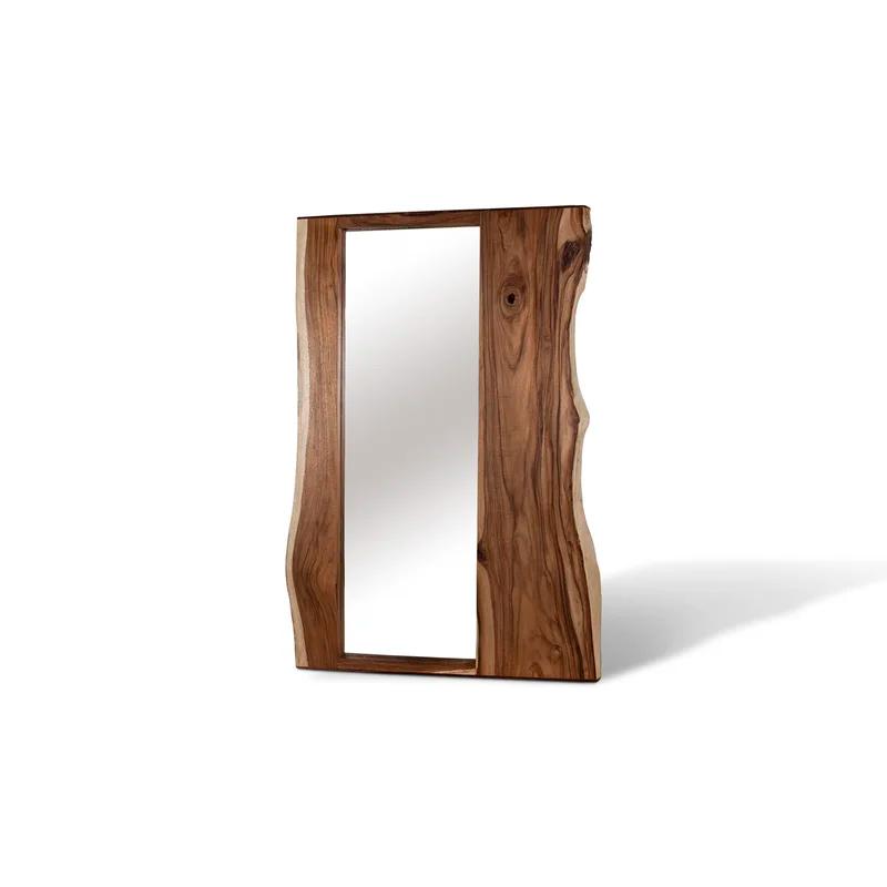 Classic Rectangular Wood Frame Accent Mirror 67''x29''