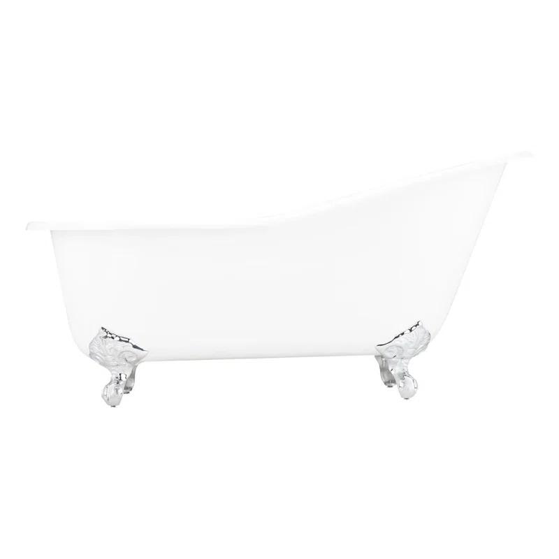 Callaway 61" Clawfoot Soaking Cast Iron Bathtub