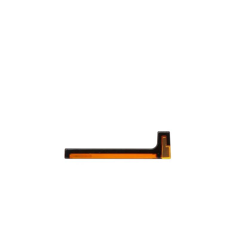 Amber Transparent Methacrylate Floating Wall Shelf