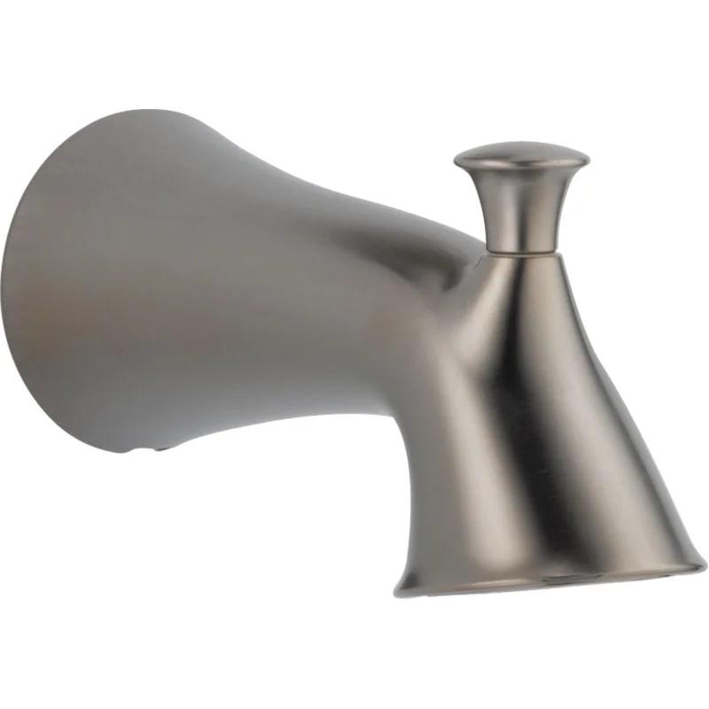Modern Stainless Steel Wall Mounted Tub Spout with Diverter